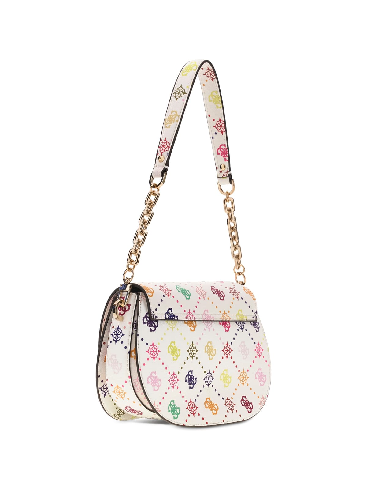 Emelie Logo Flap Shoulder Bag