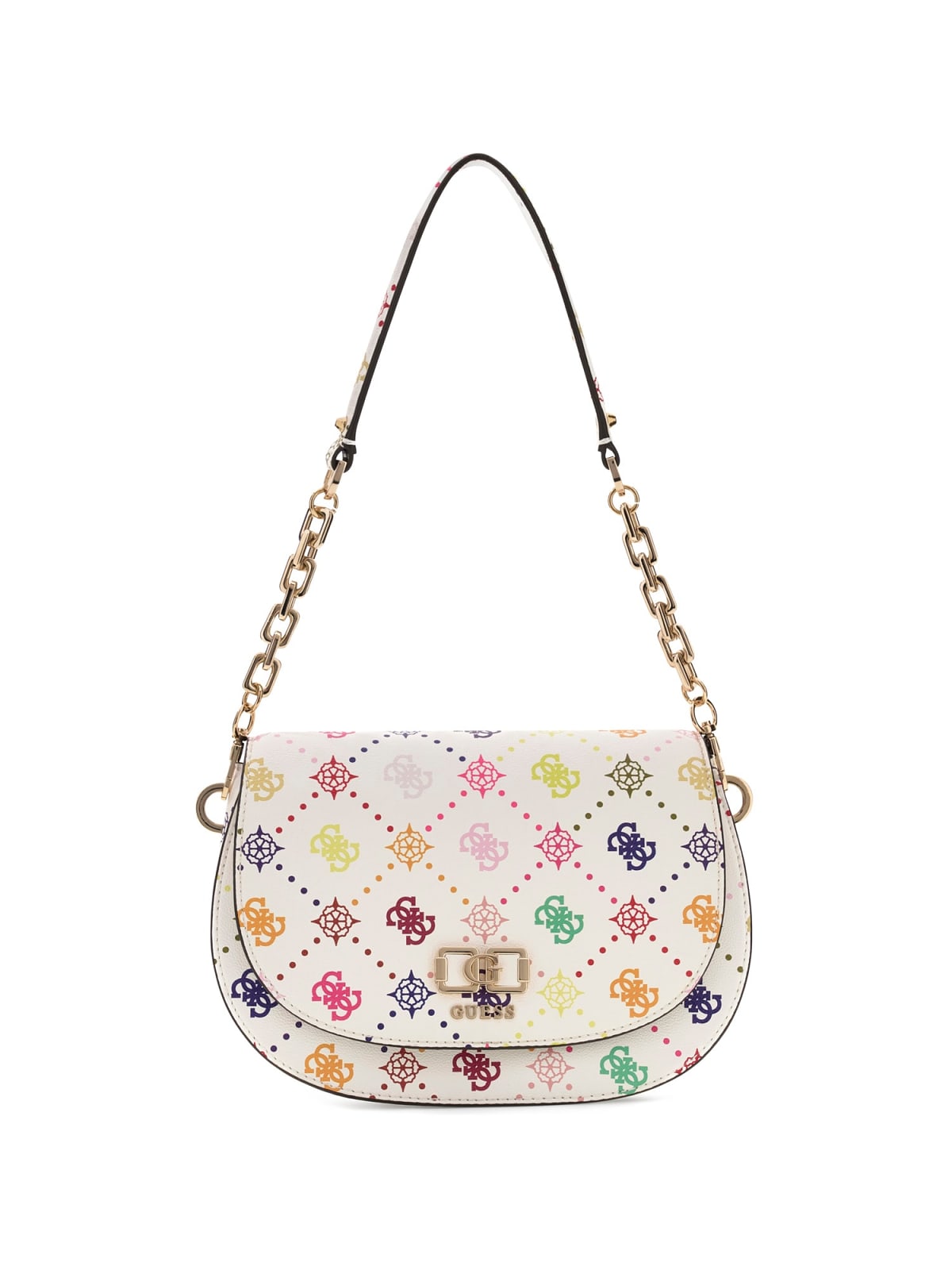 Emelie Logo Flap Shoulder Bag