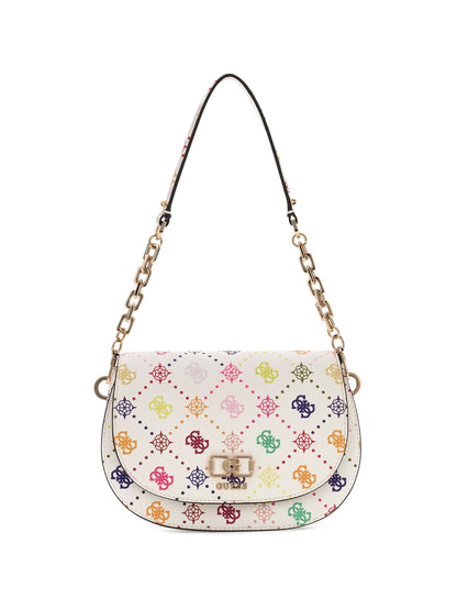 Emelie Logo Flap Shoulder Bag