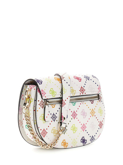Emelie Logo Flap Shoulder Bag
