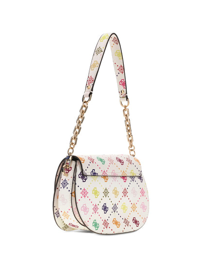 Emelie Logo Flap Shoulder Bag