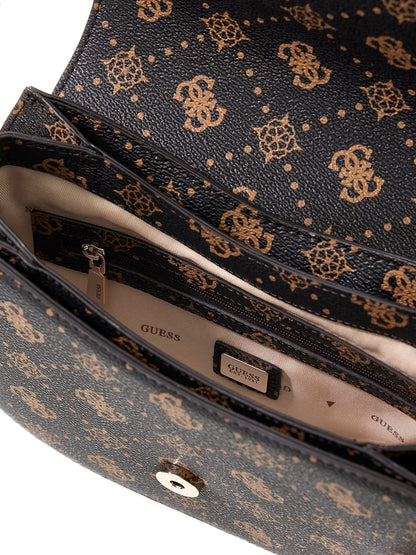 Emelie Logo Flap Shoulder Bag