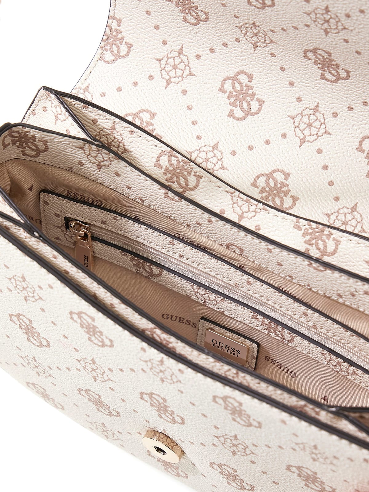 Emelie Logo Flap Shoulder Bag