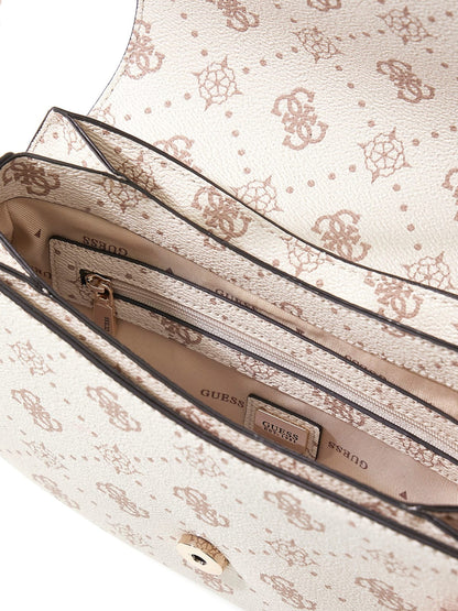 Emelie Logo Flap Shoulder Bag