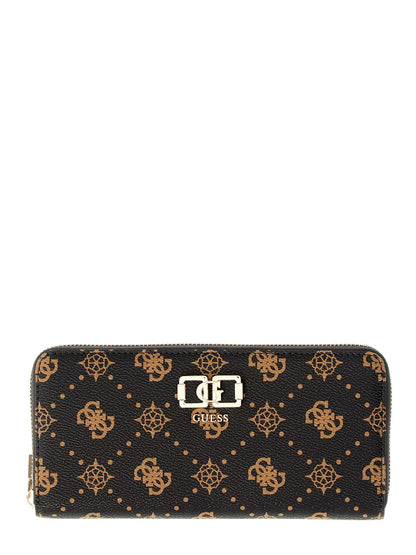 Emelie Logo Slg Lrg Zip Around