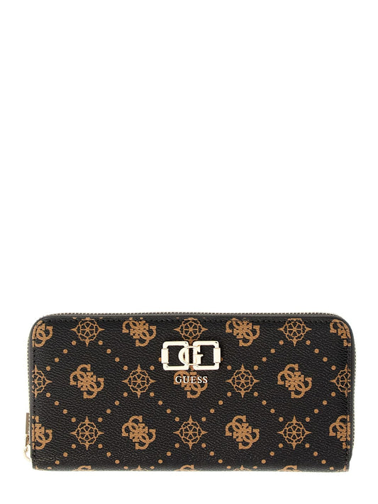 Emelie Logo Slg Lrg Zip Around