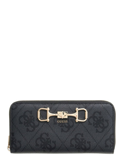Janie Logo Slg Lrg Zip Around
