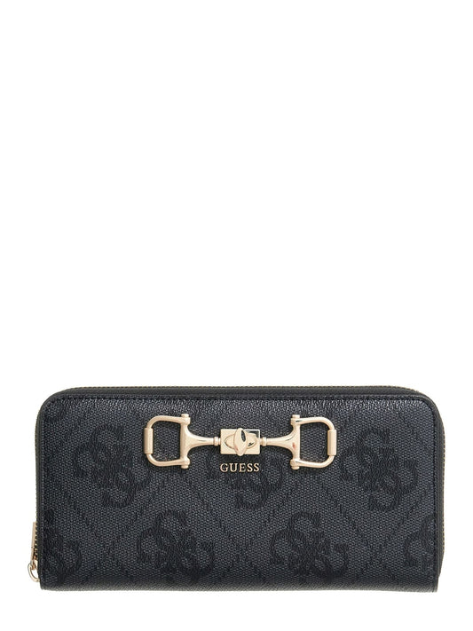 Janie Logo Slg Lrg Zip Around