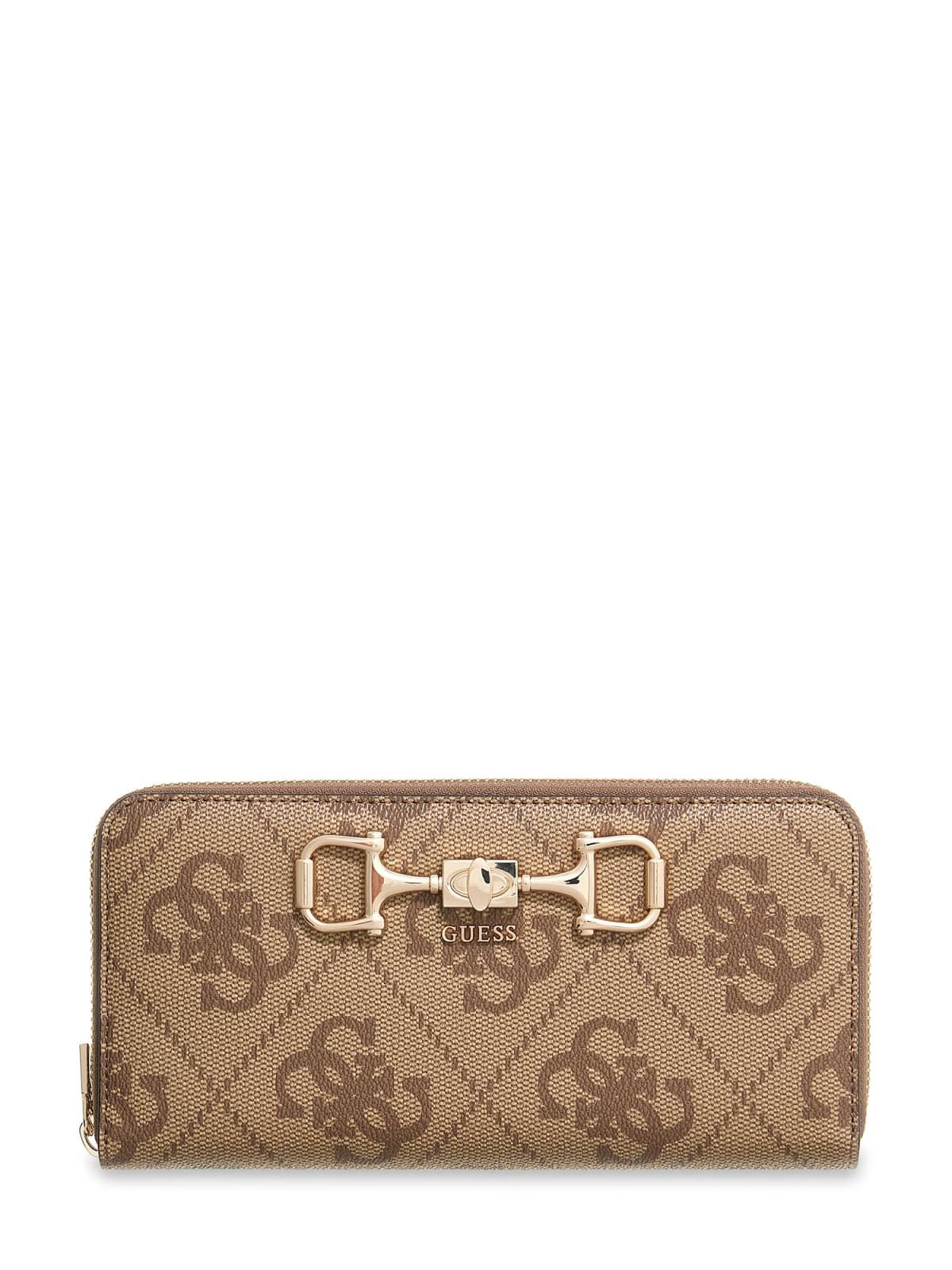 Janie Logo Slg Lrg Zip Around