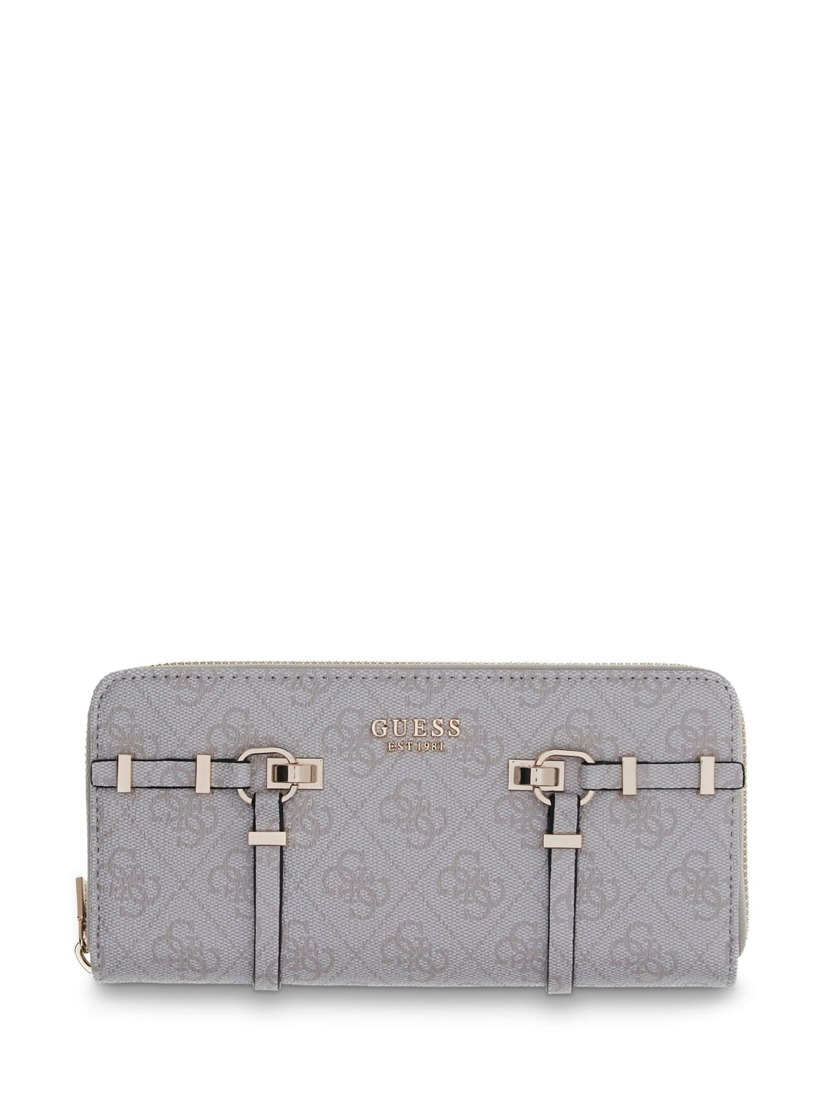 Leona Logo Slg Lrg Zip Around