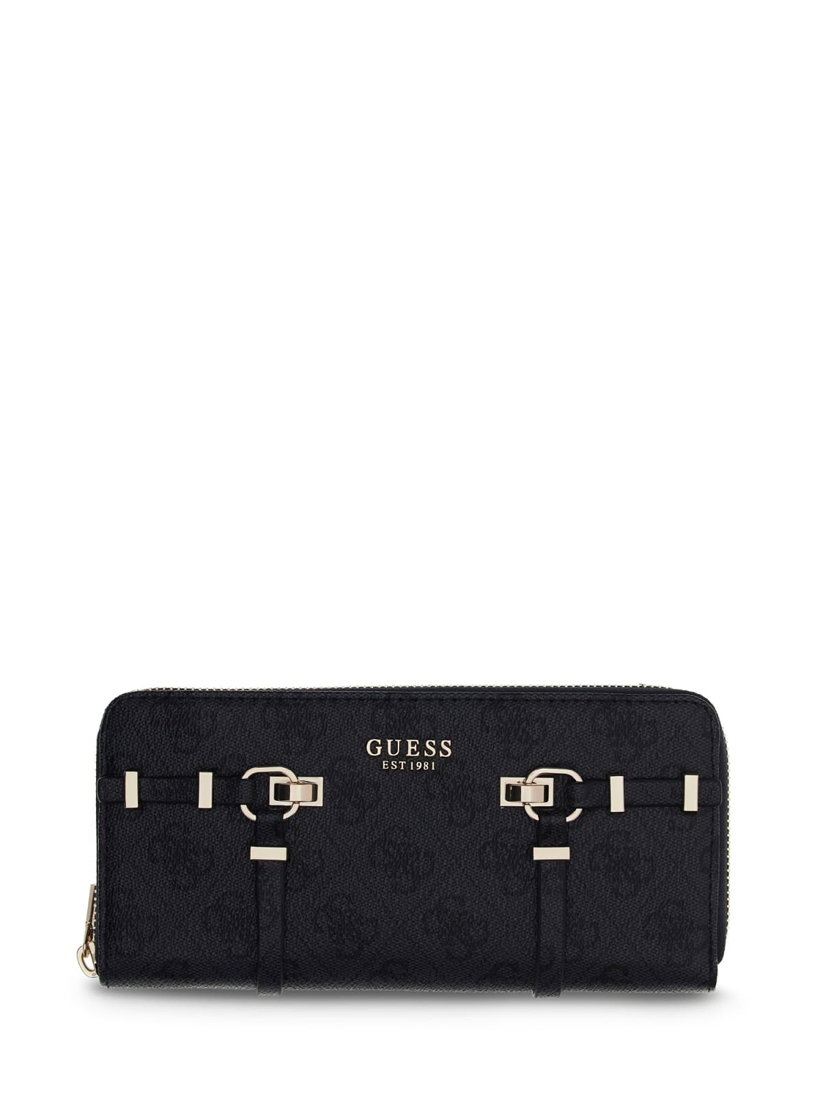 Leona Logo Slg Lrg Zip Around