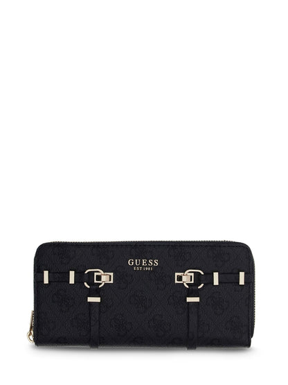 Leona Logo Slg Lrg Zip Around