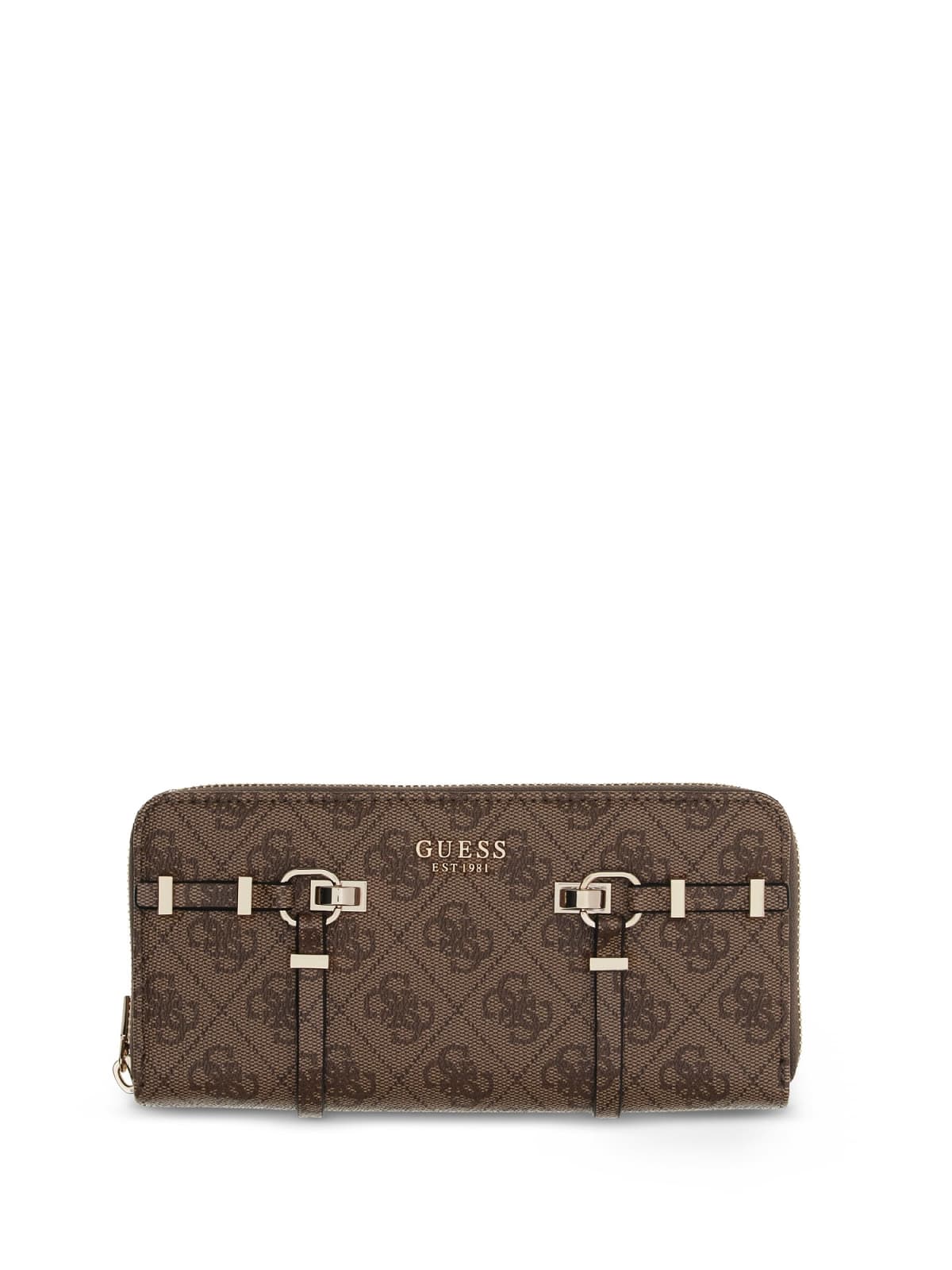 Leona Logo Slg Lrg Zip Around