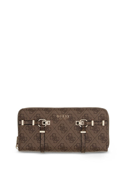 Leona Logo Slg Lrg Zip Around